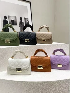 Popular Classic Fashion Lingge Women’s Handbag