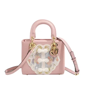 Popular Lace Chinese Knot Handbag New Floral Embroidery Niche Design Ladies Crossbody LadiesBag