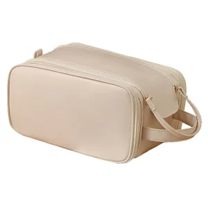 Portable Cosmetic Bags Cases Luxury Large Capacity Travel Cosmetic Plush Bag