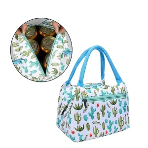Portable Lunch Bag Insulated Lunch Box Tote Cooler Handbag Bento Pouch Dinner Container School Food Storage Bag Lunch Cooler Bag