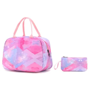 Portable Lunch Bag Set for School Students School Bag Lcuch Bag Set Durable Lunch Bag Insulated Lunch Cooler Bag for School Kids
