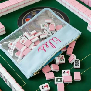 Portable Mahjong Bag Large Capacity Storage Bag for Mahjong Tiles and Accessories