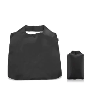 Portable Supermarket Polyester Folding Reusable Foldable Shopping Bag
