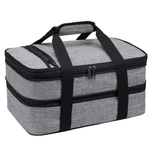 Portable Thermal Lunch Box Tote Waterproof Insulated Lunch Bag for Family Food Pizza Delivery Cooler Picnic Bag