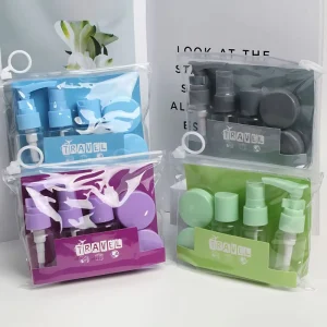 Portable Travel Cosmetic Containers Set Press Type Skincare Cream Lotion Toner Sample Empty Bottles Spray Bottle Beauty Tool