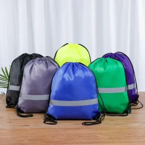 Portable Waterproof Unisex Drawstring Backpack for Basketball Storage