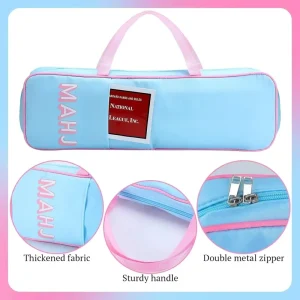 Premium Luxury Sturdy Mahjong Storage Bag Large Capacity Durable Portable Travel Foldable Eco Friendly Casino Gambling