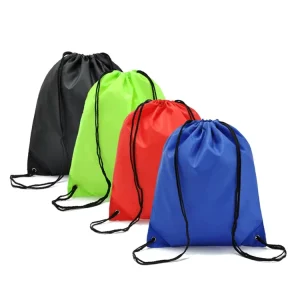 Promotional Drawstring Backpack Drawstring Bag with Customized logo
