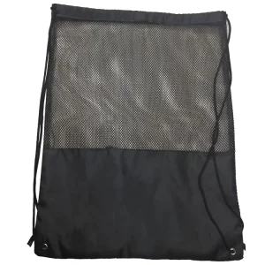 Promotional Polyester Mesh Drawstring Towel Bags Custom Mesh Bags With Drawstring