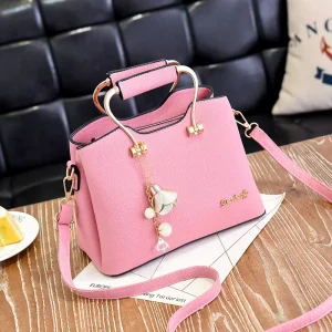 Pu Zipper Bag New Trendy Fashionable Handbags Cross-Border Trade Shoulder Crossbody Large-Capacity Women’s Bags
