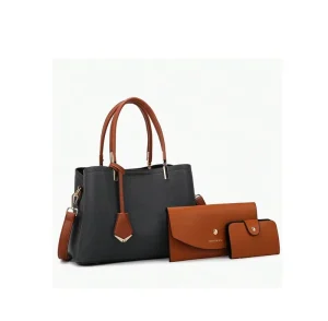 REP Luxury Women’s Real Leather Brand Name Bags 5000 Style Brown with High Quality Crystal Logo and Zipper Closure