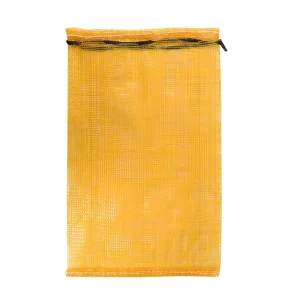Red Yellow Purple Green Blue Orange Color PP Leno Mesh Bags Drawstring Net Mesh Bag for Onion Potato Firewood Seafood
