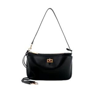 Retro Style Luxury Fashion Candy Genuine Leather Zip Single Strap Portable Multi-Use Women’s Shoulder Bag