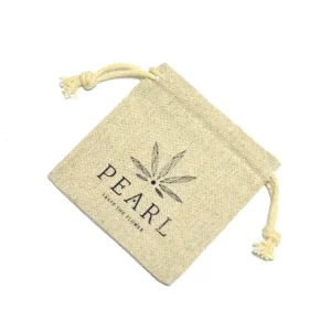 Reusable Eco Friendly Cotton Linen Fabric Drawstring Gift Bags Small Jewelry Ring Pearl Earrings Dust Bag