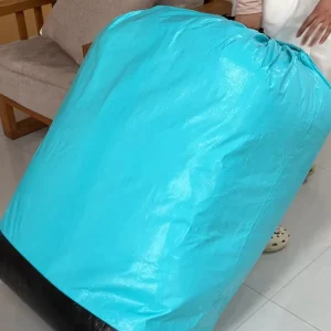 Reusable Large Capacity Plastic Drawstring Transfer Bag China Factory Produce Express Mid Storage Packaging Bags