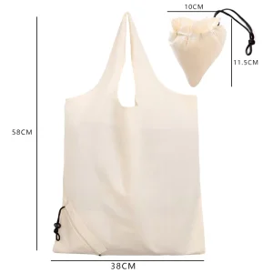 Reusable Vest Shopping Canvas Bag Foldable Drawstring Strawberry For Shopping Advertisement Gift Storage Bag