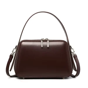 Sac Pour Femme Genuine Leather Bag Vintage Leather Bag for Women Elegant Shoulder Handbag Manufacturer