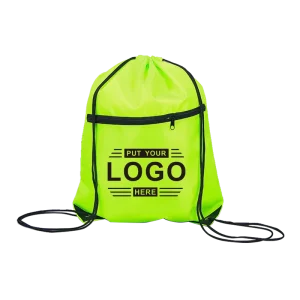Screen Printing Digital Printing Custom Color Promotional Advertising Events Use Recyclable Portable Drawstring Sports Backpack