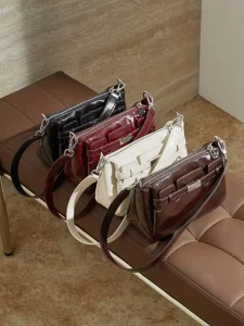 Shoulder Bag Top Layer Leather Crossbody Bag Versatile Chic