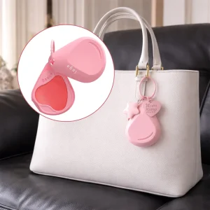 Silicone Travel Makeup Containers Refillable Cosmetic Storage Case with Mirror for Foundation Organizer