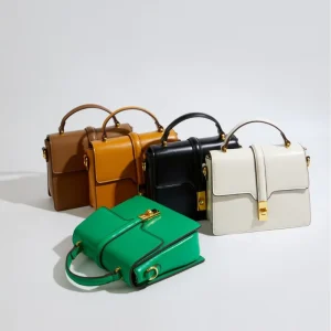 Simple Designer Inspired Flap Crossbody Handbag With PU Lining Stylish Spacious For Women’s Work & Everyday Use