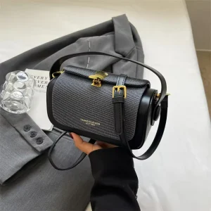 Simple Fashion Small Square Women Crossbody Bags Luxury Designer Candy Color Box Shape Purses and Handbags Female