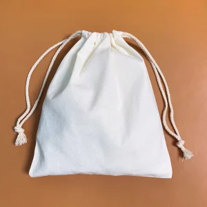 Small Cotton Drawstring Bag