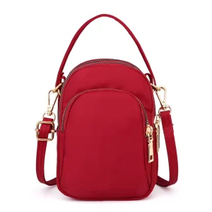 Small Crossbody Purse and Handbag for Women Multi-Zipper Pocket Travel Bag