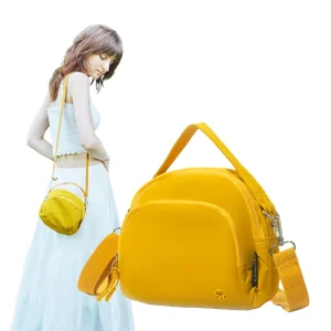 Small Oxford Waterproof Purse Fashion Women’s Multi compartment Shoulder Crossbody Bags New Bag Yellow