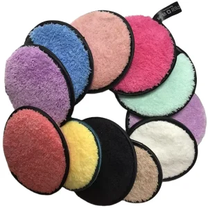 Soft Fiber Makeup Remover Puff Facial Wash Puff Double Sided Makeup Sponge Easy to Use Beauty Make up Remover Tools