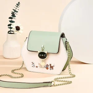 Soft Leather Small Bag Textured Women’s Crossbody Bag Lightweight Women’s Bag