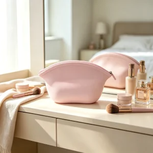 Soft Silicone Makeup Bag Washable Dustproof Toiletry Organizer Pouch Multifunctional Cosmetic Storage Bag For Travel