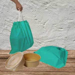 Special Multi Size Drawstring Food Bags Insulated Lightweight Food Print for Heavy Duty Use