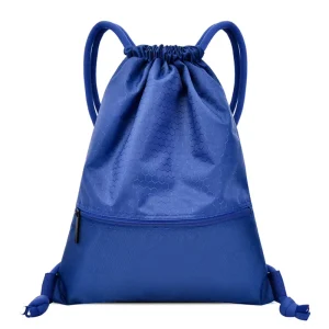 Sports Event Promotional Gifts Custom Logo Polyester Drawstring Backpack for Marathon & Tournament Giveaways