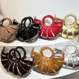 Spring Elegant Fashion Shoulder Messenger Bag Hollow Purse Tote Women Handbag