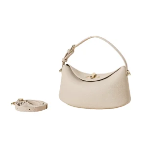 Spring Summer Versatile Genuine Leather Top Layer Cowhide Simple Shoulder Crossbody Tote