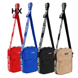 Stock Cross Body Bag High Quality Factory Fashion Durable No logo Nylon Messenger Bag for Men Women