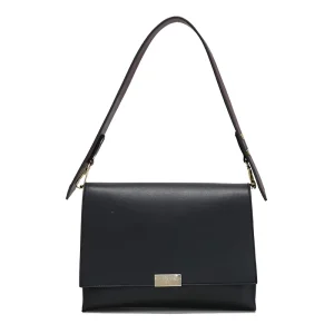 Stylish High End Handbags Handle Strap Flap Shoulder Bags PU Leather Custom 2 Compartments Handbags for Girls