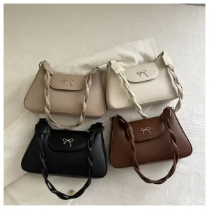 Stylish Women’s Handbag Trend Unique Niche Small Square Bag Zipper Fashionable Casual Single Shoulder Underarm Handbag