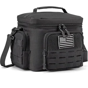 Tactical Insulated Lunch Bag Oxford Fabric 14L for Picnic Camping Travel Leakproof Thermal Food Storage