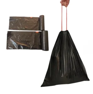 Thickened Kitchen Type Drawstring Garbage Bag Large Garbage Bag with Drawstring Garbage Bag Processing Coefficient