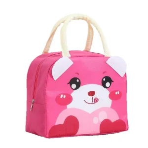 Three dimensional Cartoon Fun Lunch Bag for Children Cute Portable Lunch Bag Student Lunch Bag