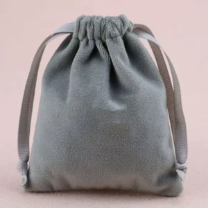 Travel Shoe Storage Dust Bag Reusable Suede Velvet Drawstring Pouch Custom Logo for Shoe Protection