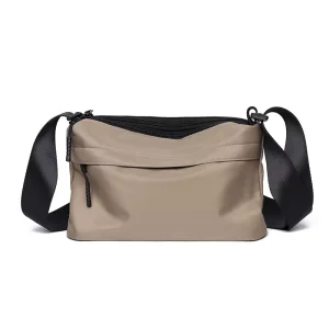 Trendy Casual Simple Crossbody Bag New Water resistant Textured Shoulder Bag Korean style Popular Fashion Single Small square