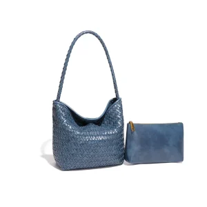 Trendy Fashionable Women Shoulder Bags High Quality Handwoven Tote Soft Handmade Weave Handbags for Summer Daily