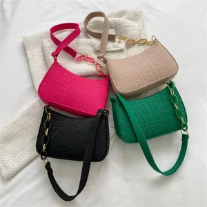Trendy Luxury Bags Women’s Chain Sling Handbags Ladies Shoulder Purse and Handbags for Women Bags