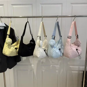 Trendy Summer New Style Fashionable Large Capacity Tote Bag Simple Popular Solid Color Stylish Casual Shoulder Crossbody Bag