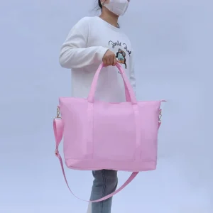 USA Warehouse Free Shipping Fashion Cute Large Travel Casual Gym Bag Storage Bag Big Nylon Tote Handbags Tote Bag Beach