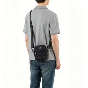 Ultra Slim Anti Theft Waterproof Crossbody Bag Lightweight Nylon Crossbody Bag For Phone Cards Keys Travel Casual