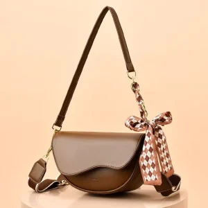 Underarm Saddle Bag Zipper Simple Ladies Shoulder Crossbody Bags Luxury Women’s Handbags